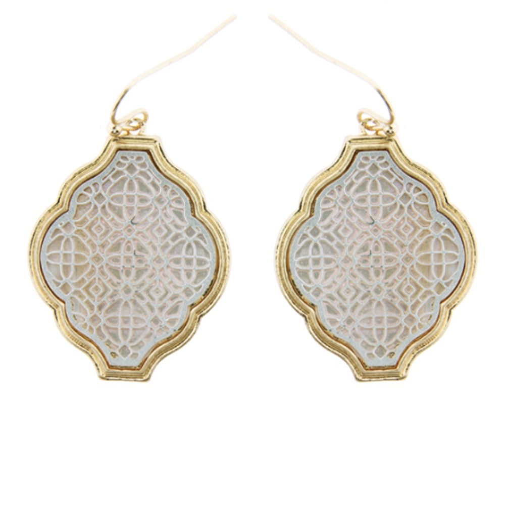 Geometric Filigree Earrings